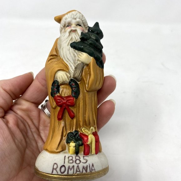 1885 Romania Santa Figure - Hand Painted /Ceramic - Picture 4 of 4